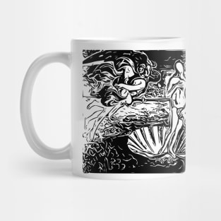 Sandro Botticelli | The Birth of Venus | Line art Mug